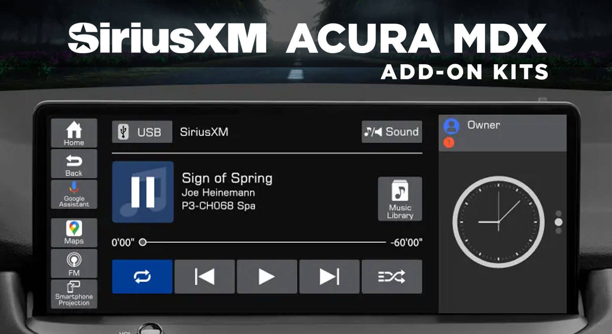 2025 Acura MDX SiriusXM Radio Factory Stereo Addon Kit Now Available