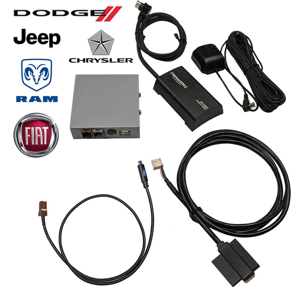 Dodge, Jeep, Chrysler, RAM, Fiat SiriusXM Satellite Radio Factory Stereo Add On Kit