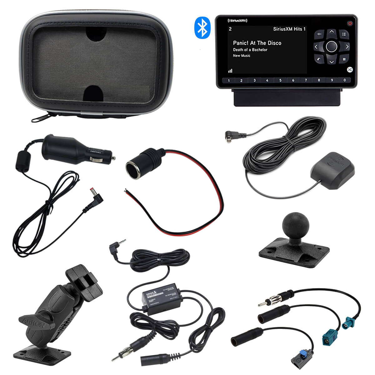 SiriusXM Radio Bluetooth UTV Installation Kit with OnyX EZR receiver