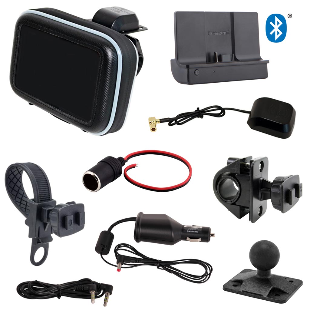 SiriusXM Radio Bluetooth Compact Motorcycle Kit