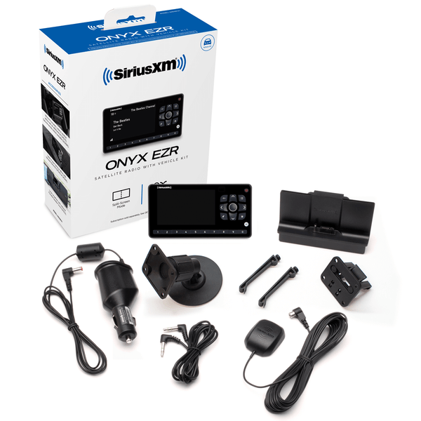 SiriusXM- XEZ1V1 Onyx EZ Satellite Radio with Vehicle Kit- Black New in hot Box