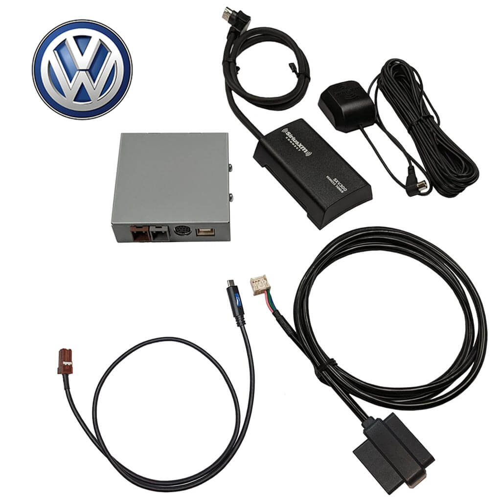 With the translator and SiriusXM SXV300 tuner you get a clean installation which allows you to use factory controls in a Volkswagen Factory OEM radio