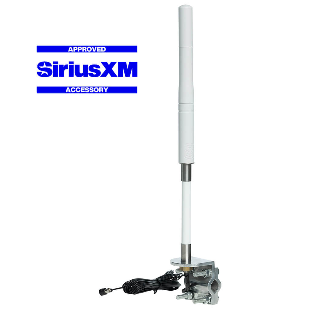 SiriusXM Satellite Radio White Truck Antenna